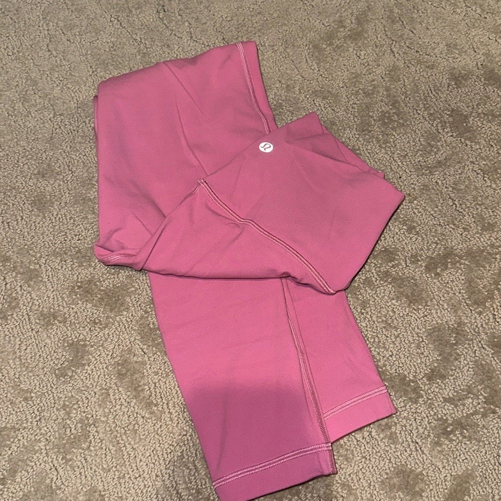 Pink blossom lululemon align leggings 25”
